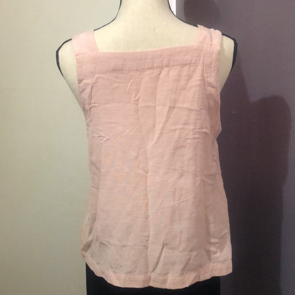 Lauren Conrad light pink knot tie strap tank top - Picture 2 of 5